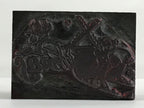 Japanese Wooden Stamp Hanko Inkan Vtg Metal Seal X'mas Santa Claus Sleigh HS126