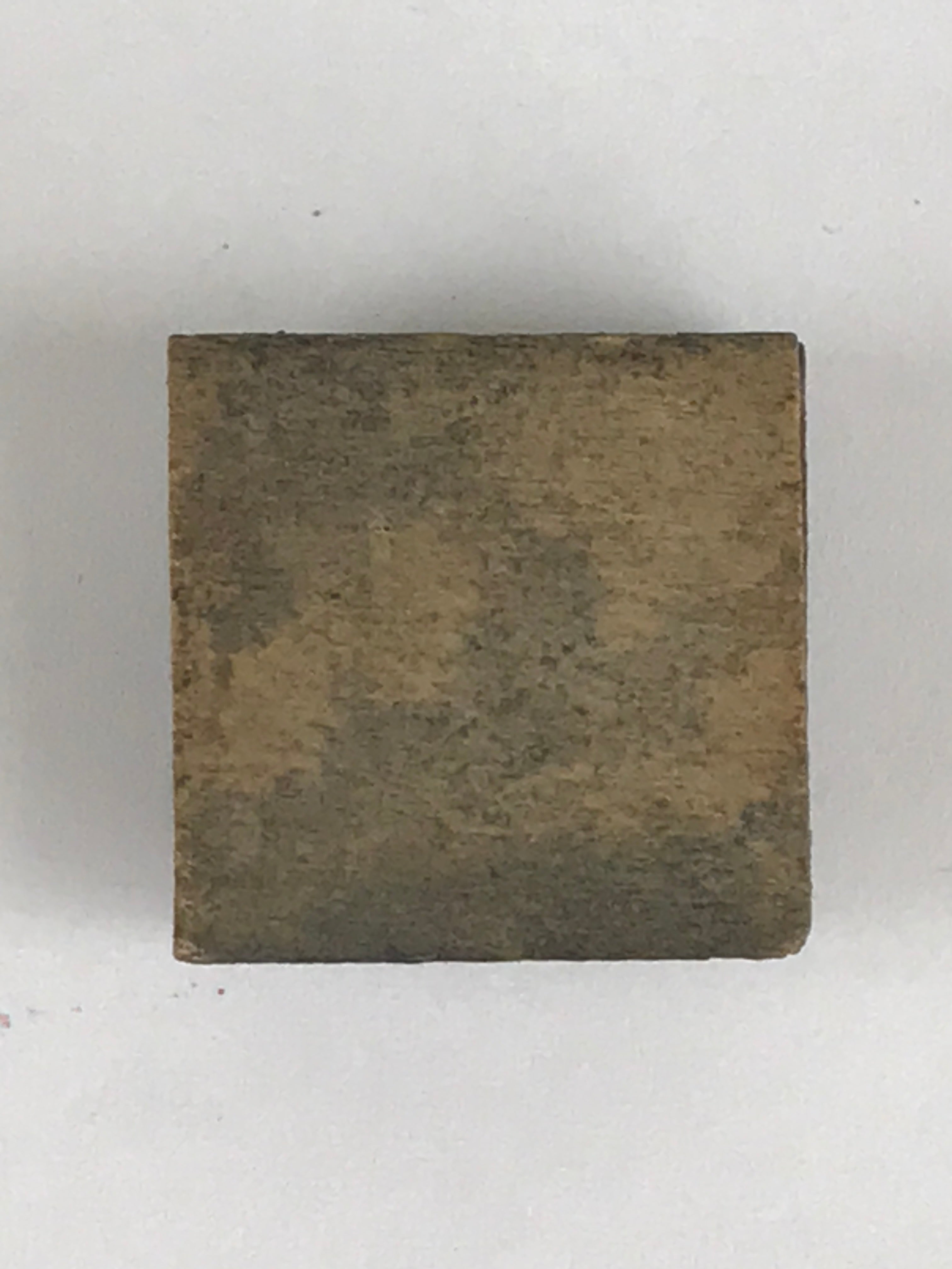 Japanese Wooden Stamp Hanko Inkan Vtg Movie Metal Seal Office Supplies HS102