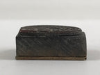 Japanese Wooden Stamp Hanko Inkan Vtg Movie Metal Seal Office Supplies HS102
