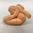 Japanese Wooden Statue Hindu Goddes Vtg Saraswati Benzaiten Lucky God BD600