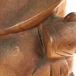 Japanese Wooden Statue Vtg 7 Lucky Gods Daikokuten Wood Carving BD808