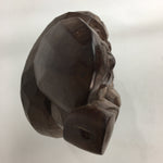 Japanese Wooden Statue Vtg 7 Lucky Gods Daikokuten Wood Carving Brown BD645