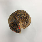 Japanese Wooden Statue Vtg Bird Wood Carving Decoration Rock Ptarmigan BD636
