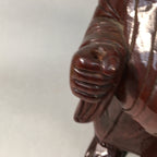 Japanese Wooden Statue Vtg Buddhist Ebisu 7 Gods Good Fortune BD551