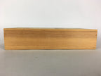 Japanese Wooden Storage 2 Rooms Box Vtg Hako Inside 26x12.7x5 cm WB778