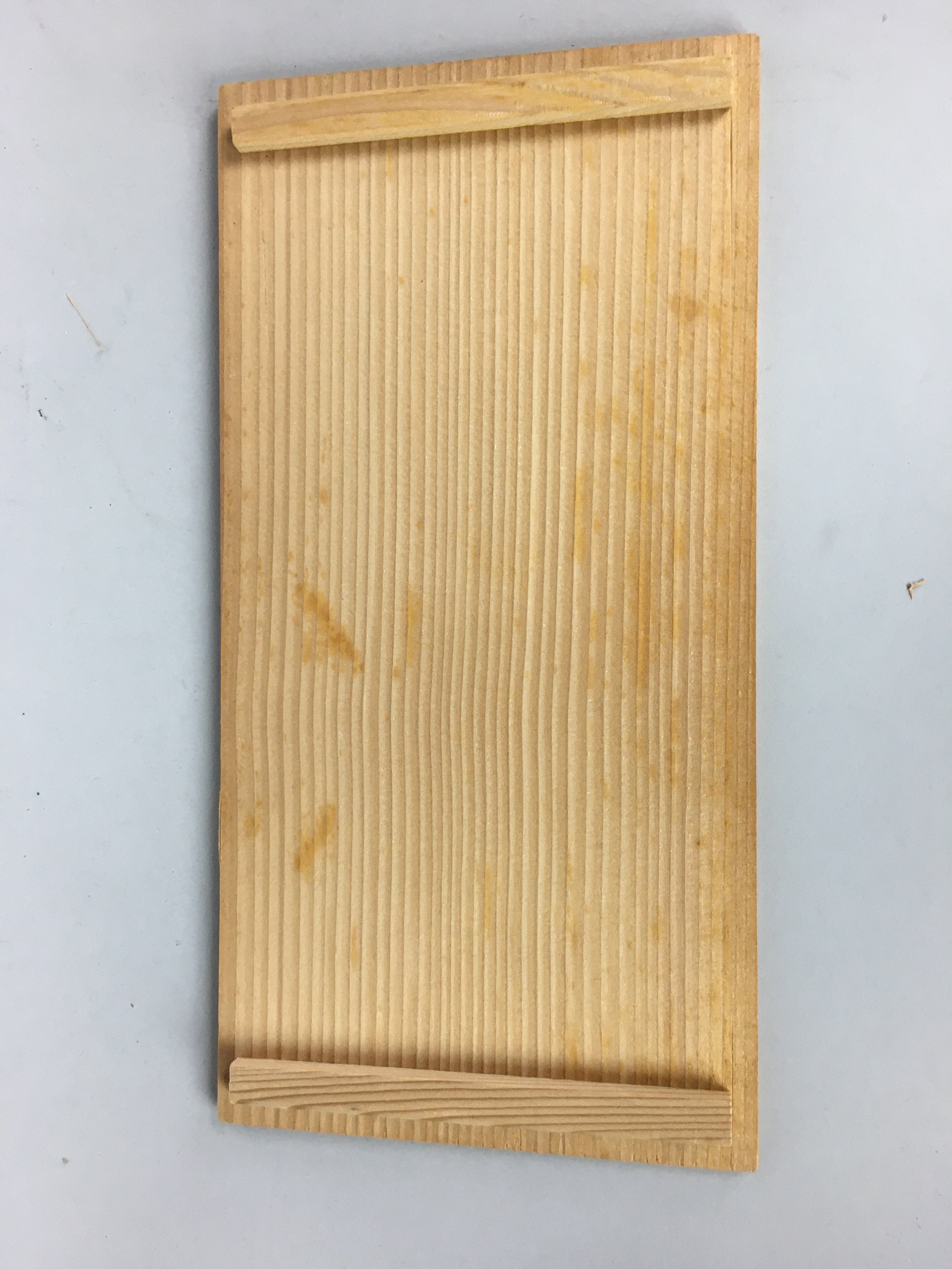 Japanese Wooden Storage 2 Rooms Box Vtg Hako Inside 26x12.7x5 cm WB778