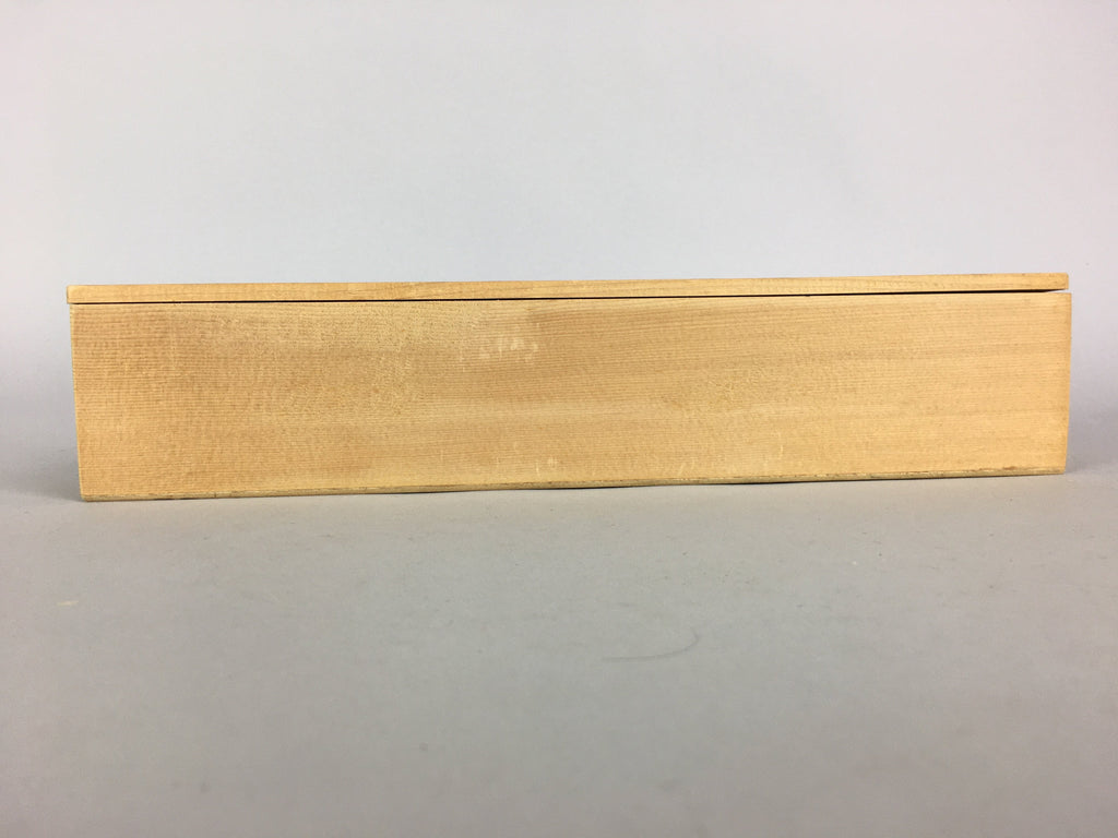 Japanese Wooden Storage 5 Rooms Box Vtg Hako Inside 5.4x33.9x6.3 cm WB783
