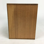 Japanese Wooden Storage Box Pottery Vtg Hako Inside 18.7x15.4x11.2cm WB830