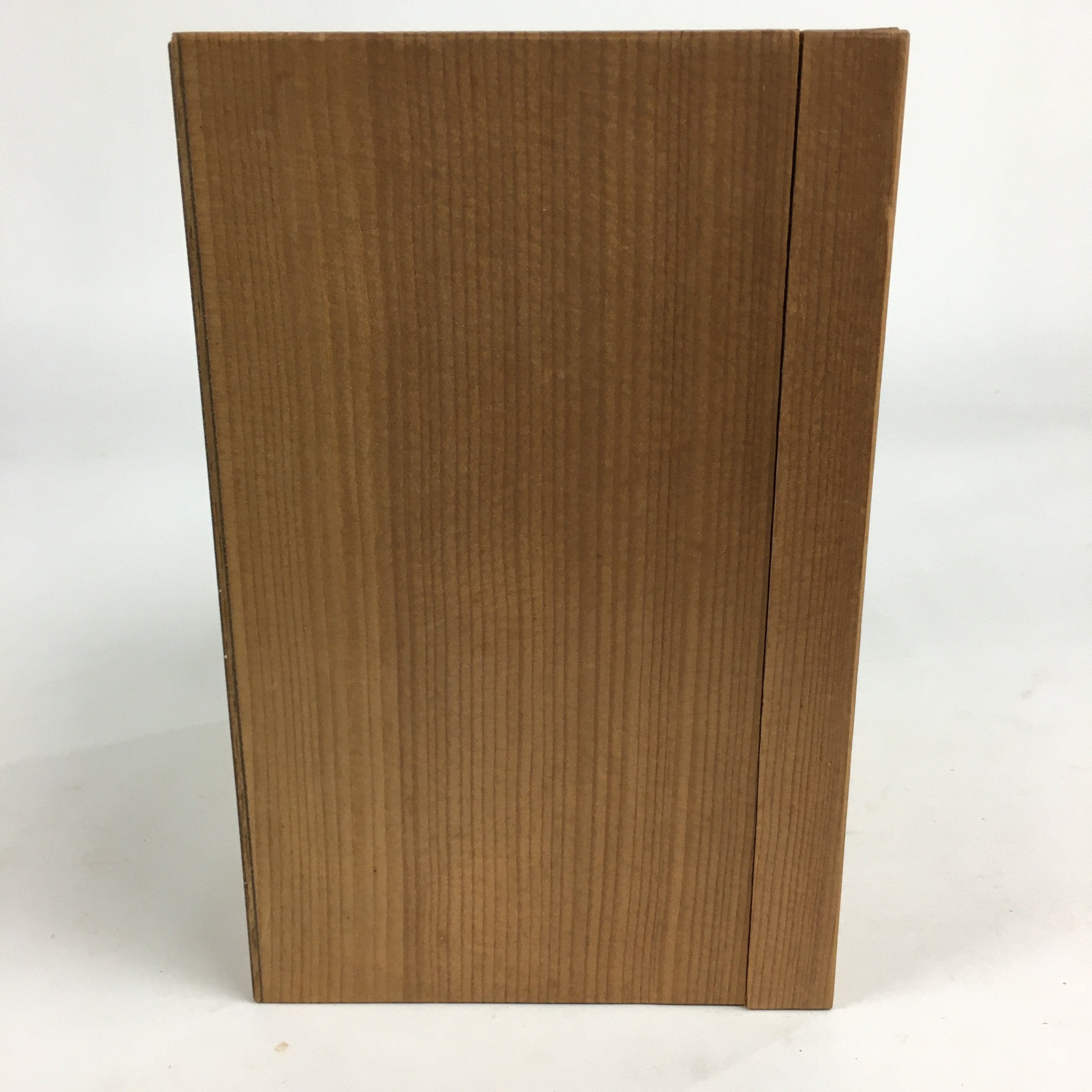 Japanese Wooden Storage Box Pottery Vtg Hako Inside 18.7x15.4x11.2cm WB830