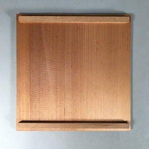 Japanese Wooden Storage Box Pottery Vtg Hako Inside 19.5x20x12cm WB762
