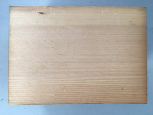 Japanese Wooden Storage Box Pottery Vtg Hako Inside 19.7x 13.8x14cm WB766