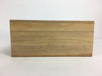 Japanese Wooden Storage Box Pottery Vtg Hako Inside 21.5x14x6.5cm WB828