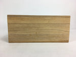 Japanese Wooden Storage Box Pottery Vtg Hako Inside 21.5x14x6.5cm WB828