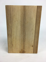 Japanese Wooden Storage Box Pottery Vtg Hako Inside 21.5x14x6.5cm WB828