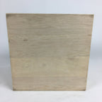 Japanese Wooden Storage Box Pottery Vtg Hako Inside 21.5x21.3x20cm WB815