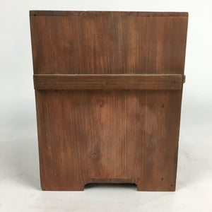 Japanese Wooden Storage Box Pottery Vtg Hako Inside 24x18x22cm WB836