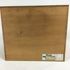Japanese Wooden Storage Box Pottery Vtg Hako Inside 25.2 x25.2 x22.7cm WB813