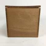 Japanese Wooden Storage Box Pottery Vtg Hako Inside 26.5x11.9x11.6 cm WB826
