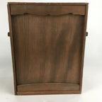 Japanese Wooden Storage Box Pottery Vtg Hako Inside 27x18x34.5cm WB840