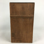 Japanese Wooden Storage Box Pottery Vtg Hako Inside 27x18x34.5cm WB840