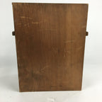 Japanese Wooden Storage Box Pottery Vtg Hako Inside 27x18x34.5cm WB840