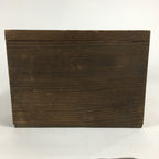 Japanese Wooden Storage Box Pottery Vtg Hako Inside 27x18x34.5cm WB840