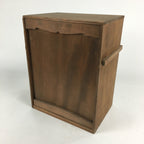 Japanese Wooden Storage Box Pottery Vtg Hako Inside 27x18x34.5cm WB840