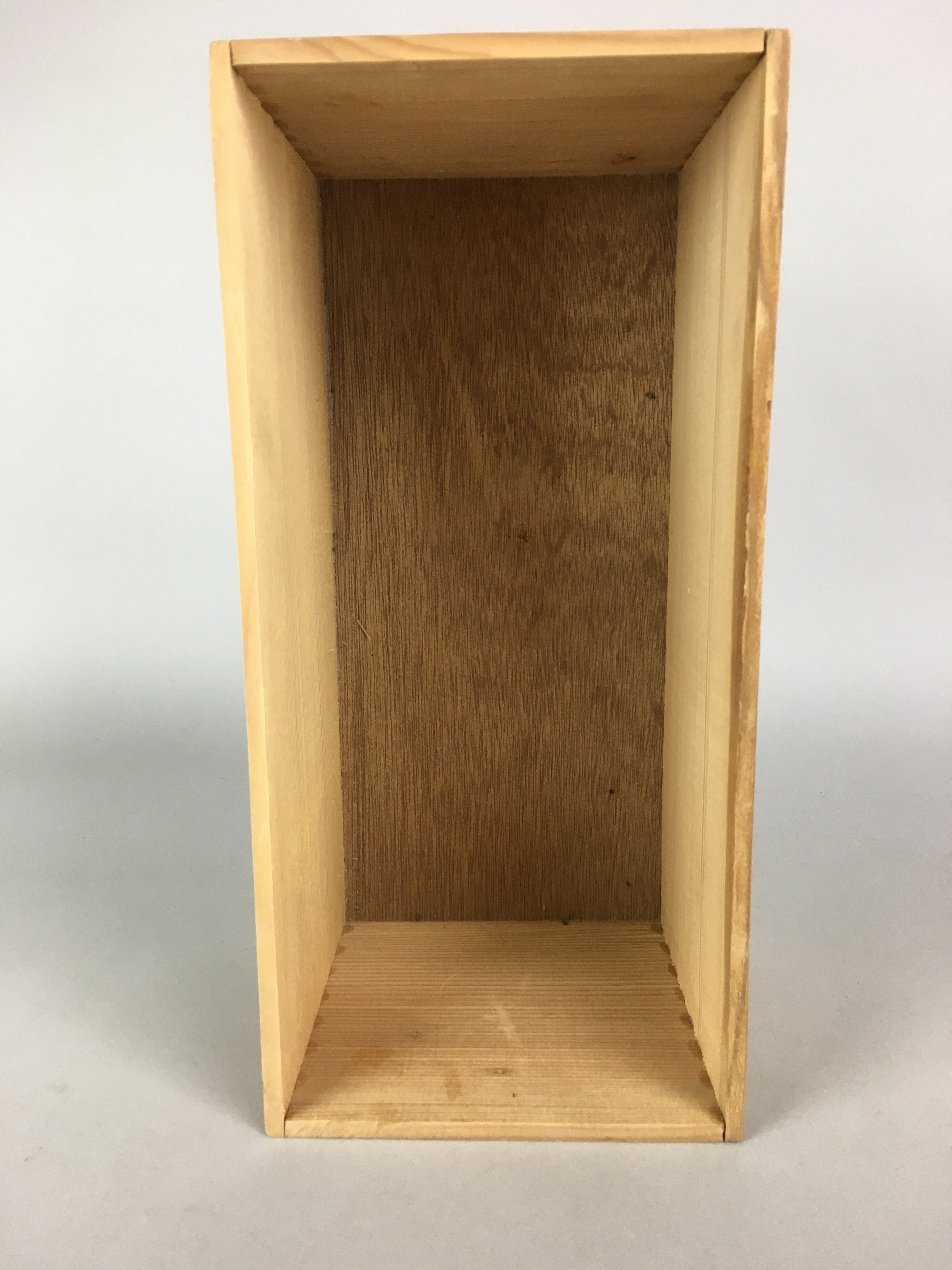 Japanese Wooden Storage Box Pottery Vtg Hako Inside 29.9x13.3x13.3cm WB779