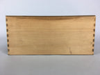 Japanese Wooden Storage Box Pottery Vtg Hako Inside 29.9x13.3x13.3cm WB779