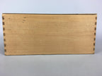 Japanese Wooden Storage Box Pottery Vtg Hako Inside 29.9x13.3x13.3cm WB779