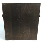 Japanese Wooden Storage Box Pottery Vtg Hako Inside 29x28.3x31.7cm WB834