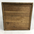 Japanese Wooden Storage Box Pottery Vtg Hako Inside 29x28.3x31.7cm WB834