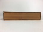 Japanese Wooden Storage Box Pottery Vtg Hako Inside 32.7x32.7x5.5cm WB792