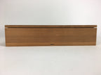 Japanese Wooden Storage Box Pottery Vtg Hako Inside 32.7x32.7x5.5cm WB792