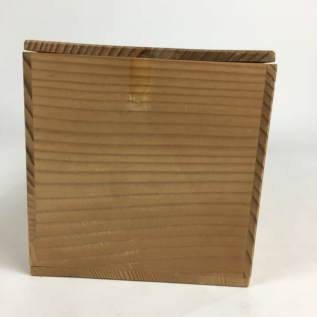 Japanese Wooden Storage Box Pottery Vtg Hako Inside 33x12.8x12.8 cm WB825