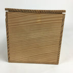 Japanese Wooden Storage Box Pottery Vtg Hako Inside 33x12.8x12.8 cm WB825