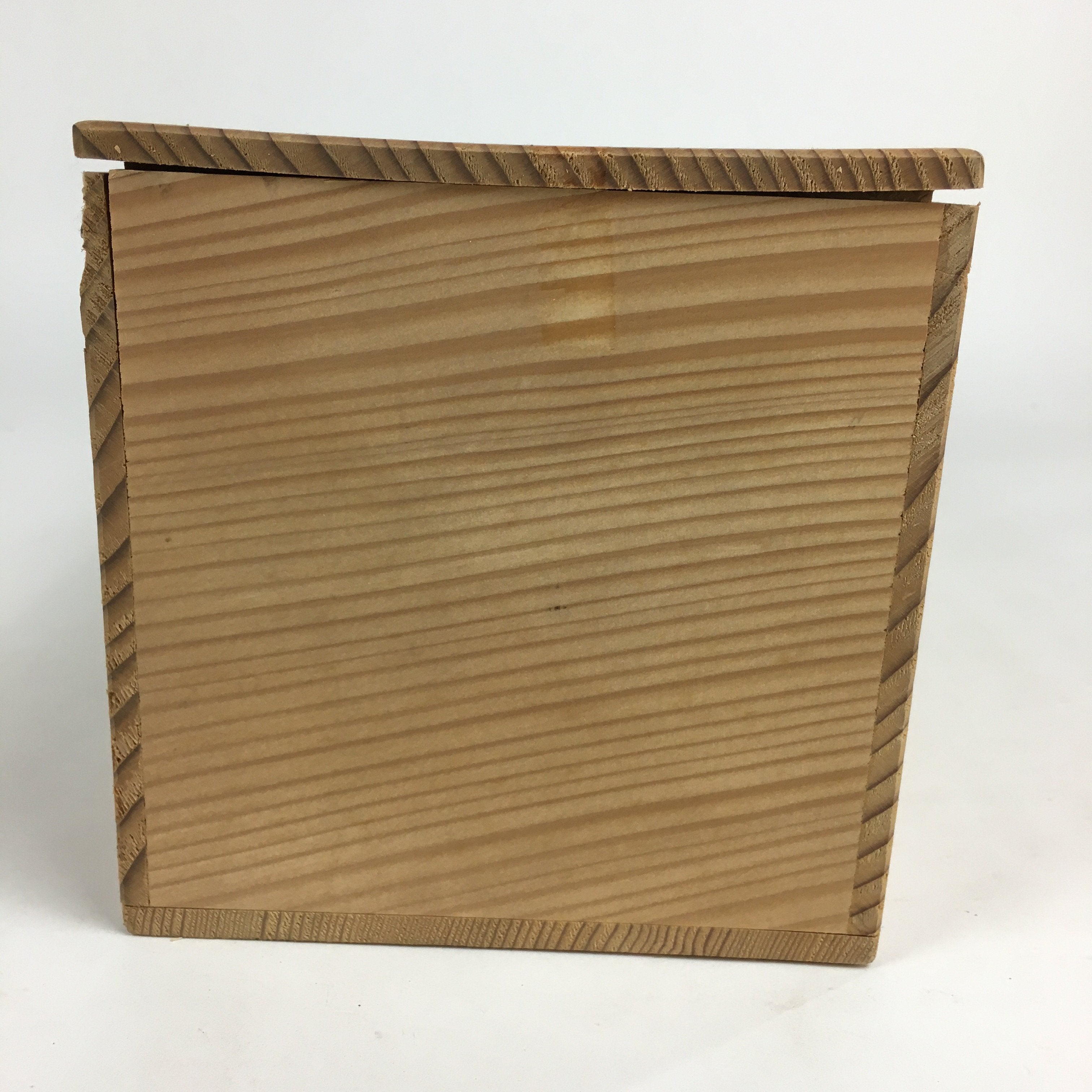 Japanese Wooden Storage Box Pottery Vtg Hako Inside 33x12.8x12.8 cm WB825