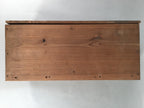 Japanese Wooden Storage Box Pottery Vtg Hako Inside 37x16.5x15cm WB765