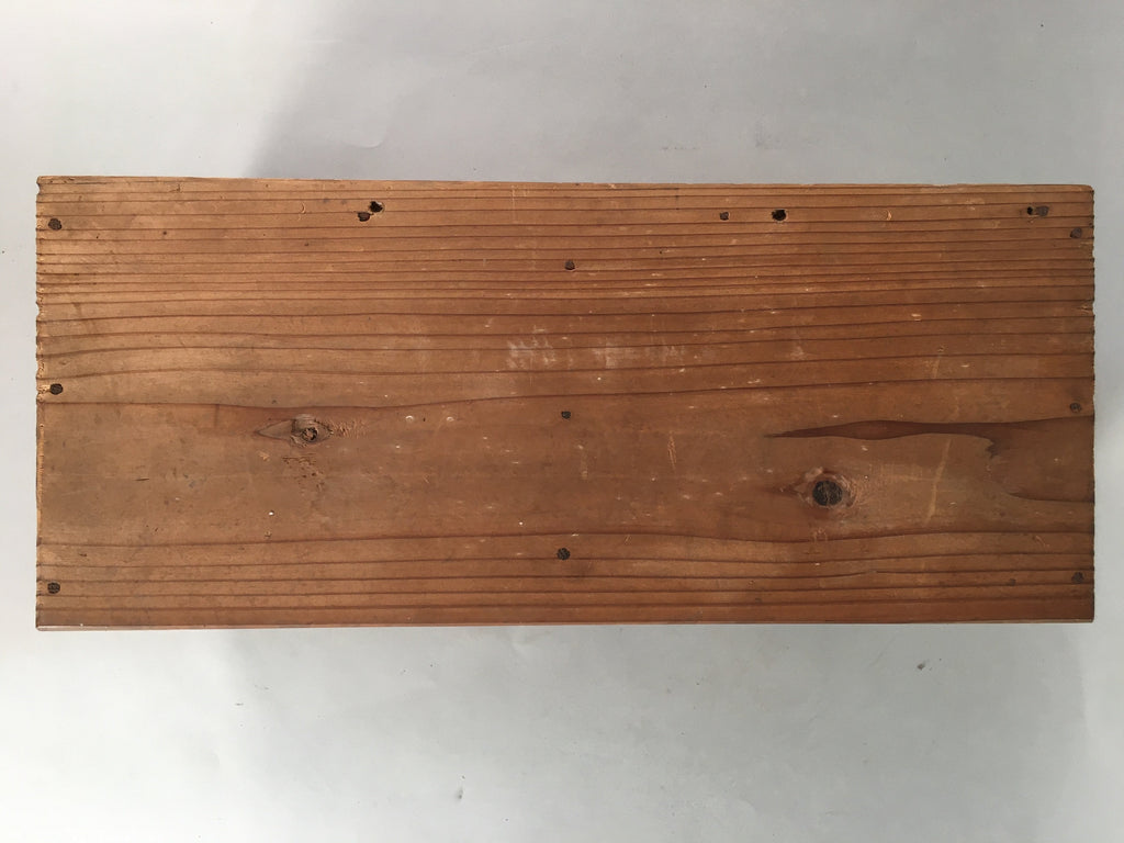 Japanese Wooden Storage Box Pottery Vtg Hako Inside 37x16.5x15cm WB765