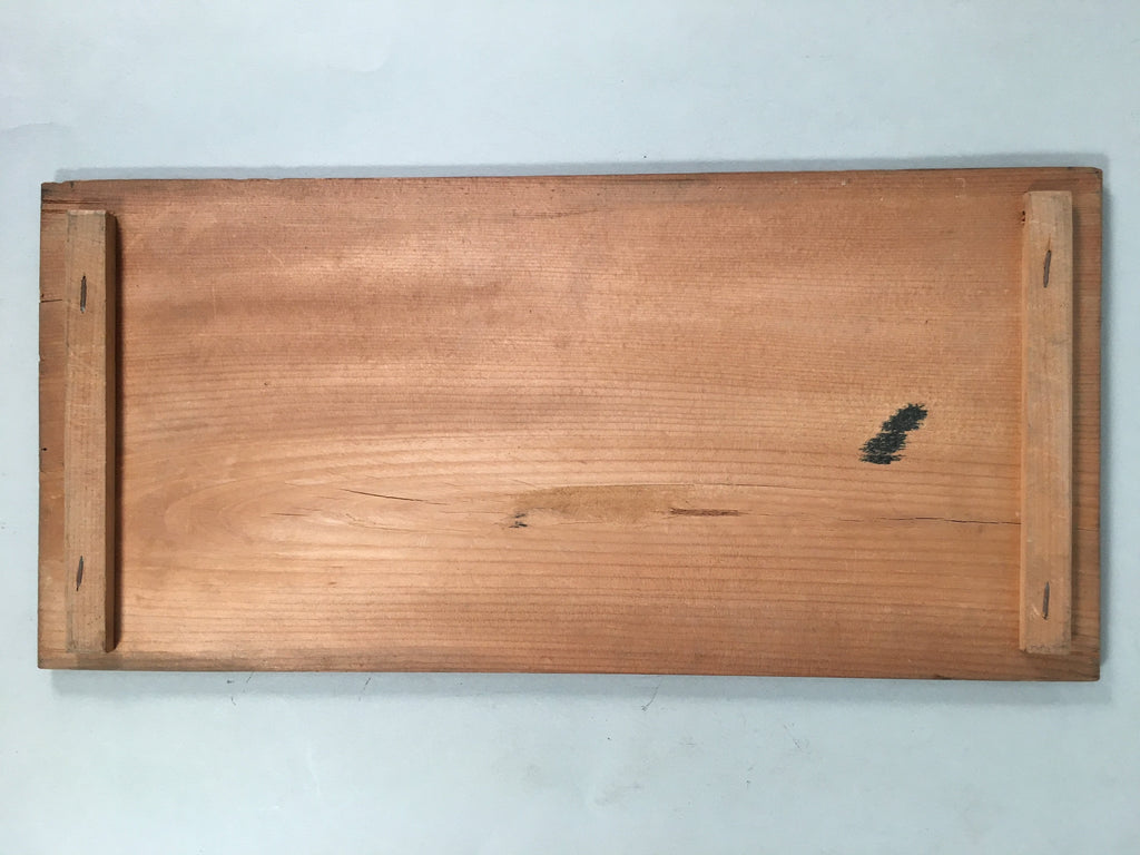 Japanese Wooden Storage Box Pottery Vtg Hako Inside 37x16.5x15cm WB765