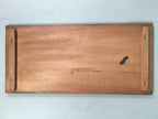 Japanese Wooden Storage Box Pottery Vtg Hako Inside 37x16.5x15cm WB765