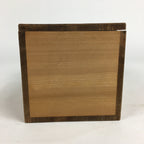 Japanese Wooden Storage Box Pottery Vtg Hako Inside 9.3x16.5x9 cm WB818