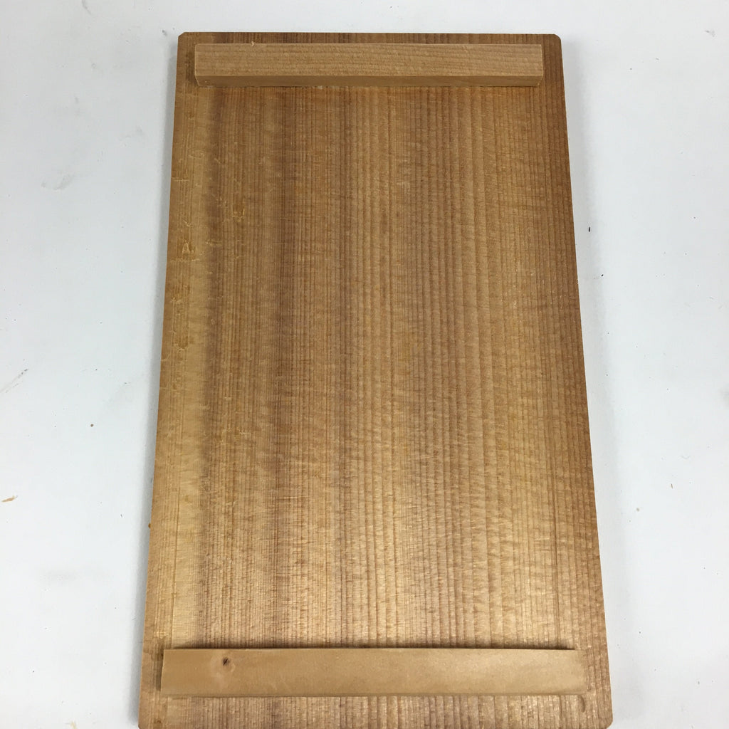 Japanese Wooden Storage Box Pottery Vtg Hako Inside 9.3x16.5x9 cm WB818