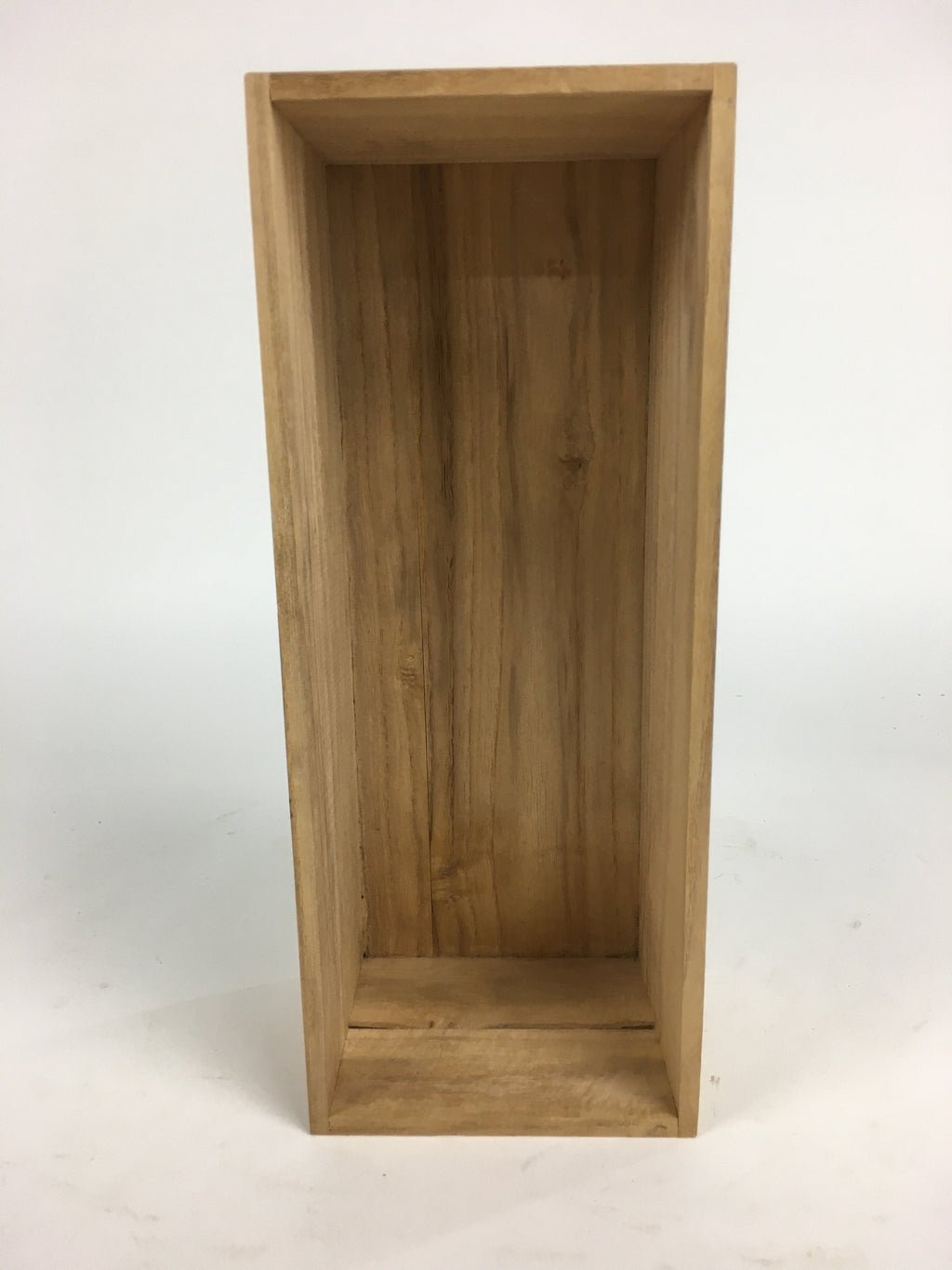 Japanese Wooden Storage Box Pottery Vtg Hako Inside 9.5x25.2x8.1cm WB817