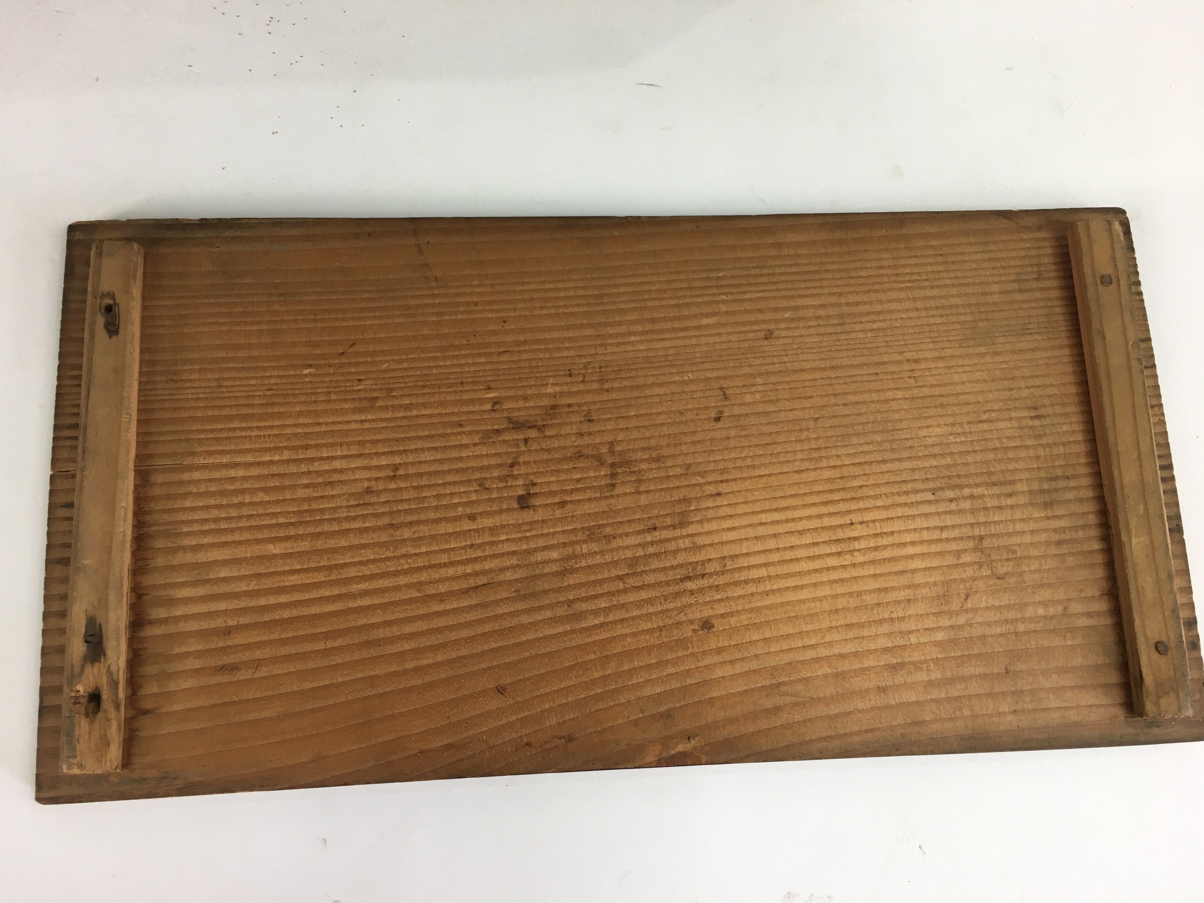 Japanese Wooden Storage Box Pottery Vtg Hako Inside30.5x15x17cm WB800