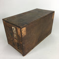 Japanese Wooden Storage Box Pottery Vtg Hako Inside30.5x15x17cm WB800