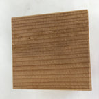 Japanese Wooden Storage Box Pottery Vtg Small Hako Inside 7.2 x 7 x 5 cm WB803
