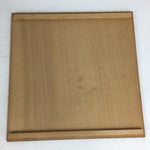 Japanese Wooden Storage Box Vtg Hako 2 Section Inside 31.5x31.5x14cm WB823