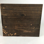 Japanese Wooden Storage Box Vtg Hako Slide Panel inside 41.7x38x31cm WB795