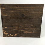 Japanese Wooden Storage Box Vtg Hako Slide Panel inside 41.7x38x31cm WB795